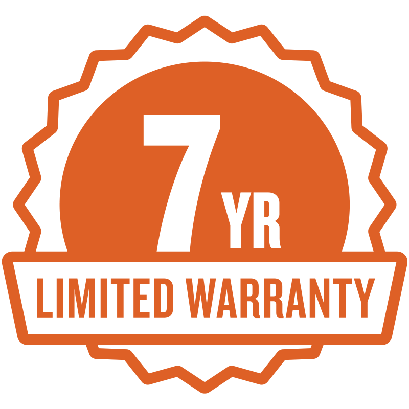 7 Year Warranty
