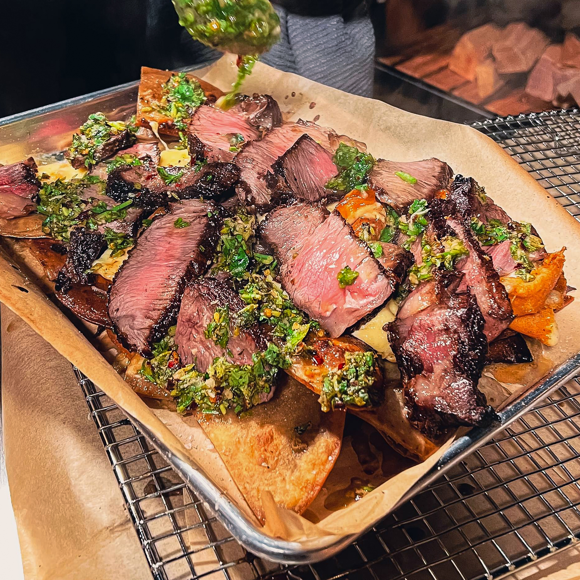 Nachos Med Ribeye Og Chimichurri Opskrift Pizzaovn