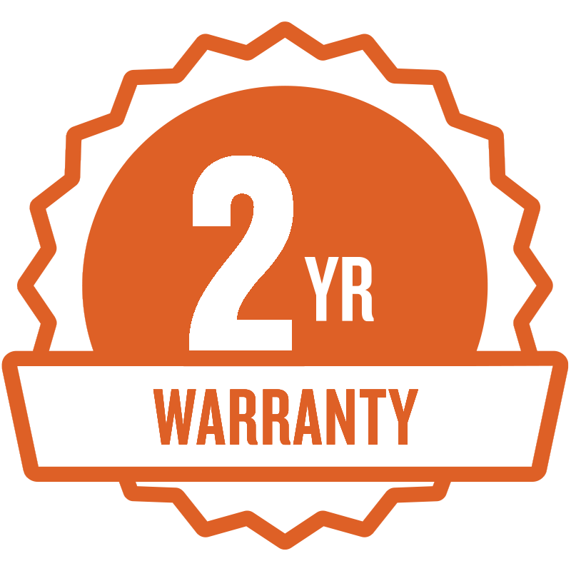 2 Year Warranty