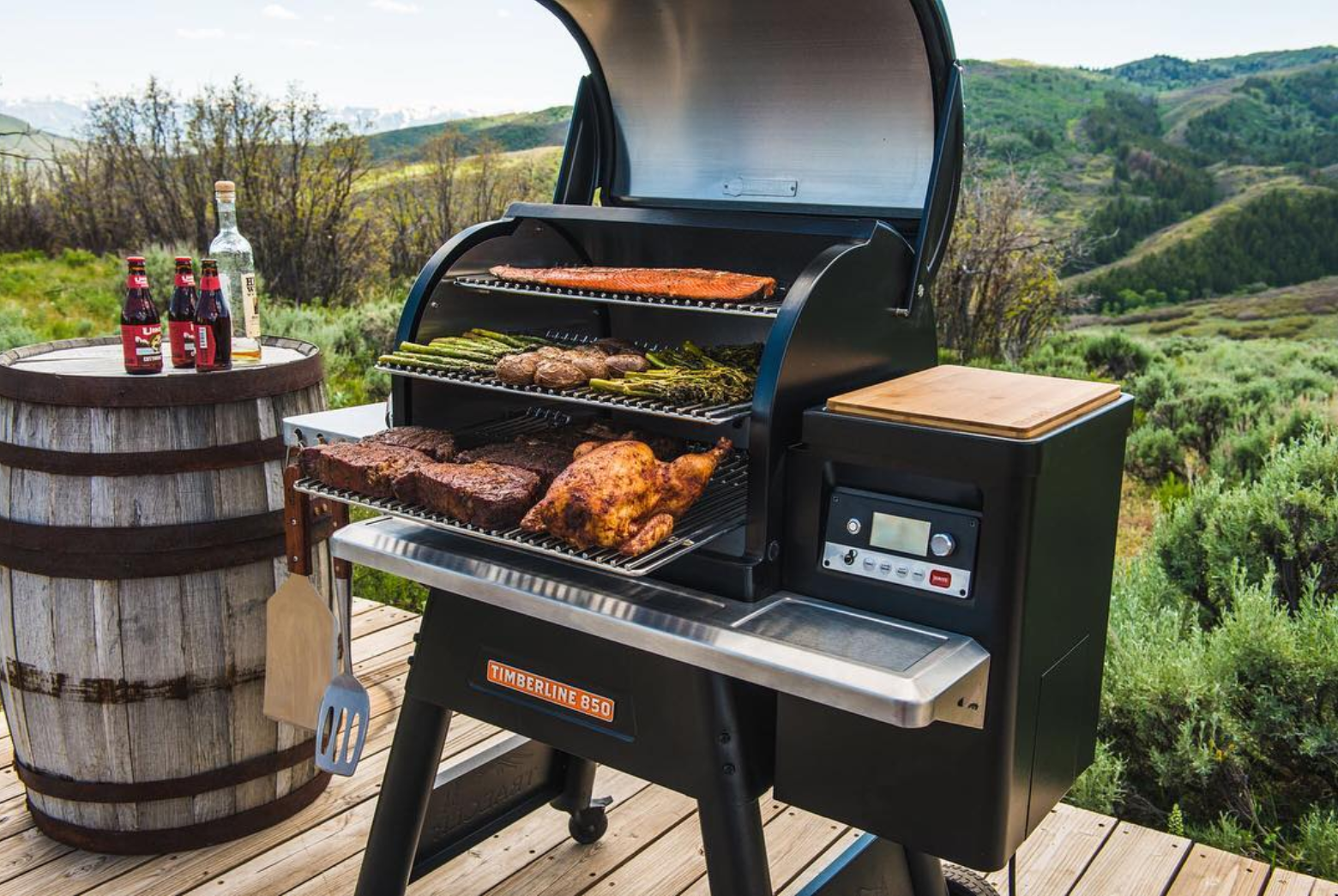 Timberline 850 Med Redskaber Og Skærebræt