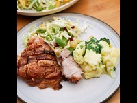 Grillet Svineskank Opskrift Gasgrill 2