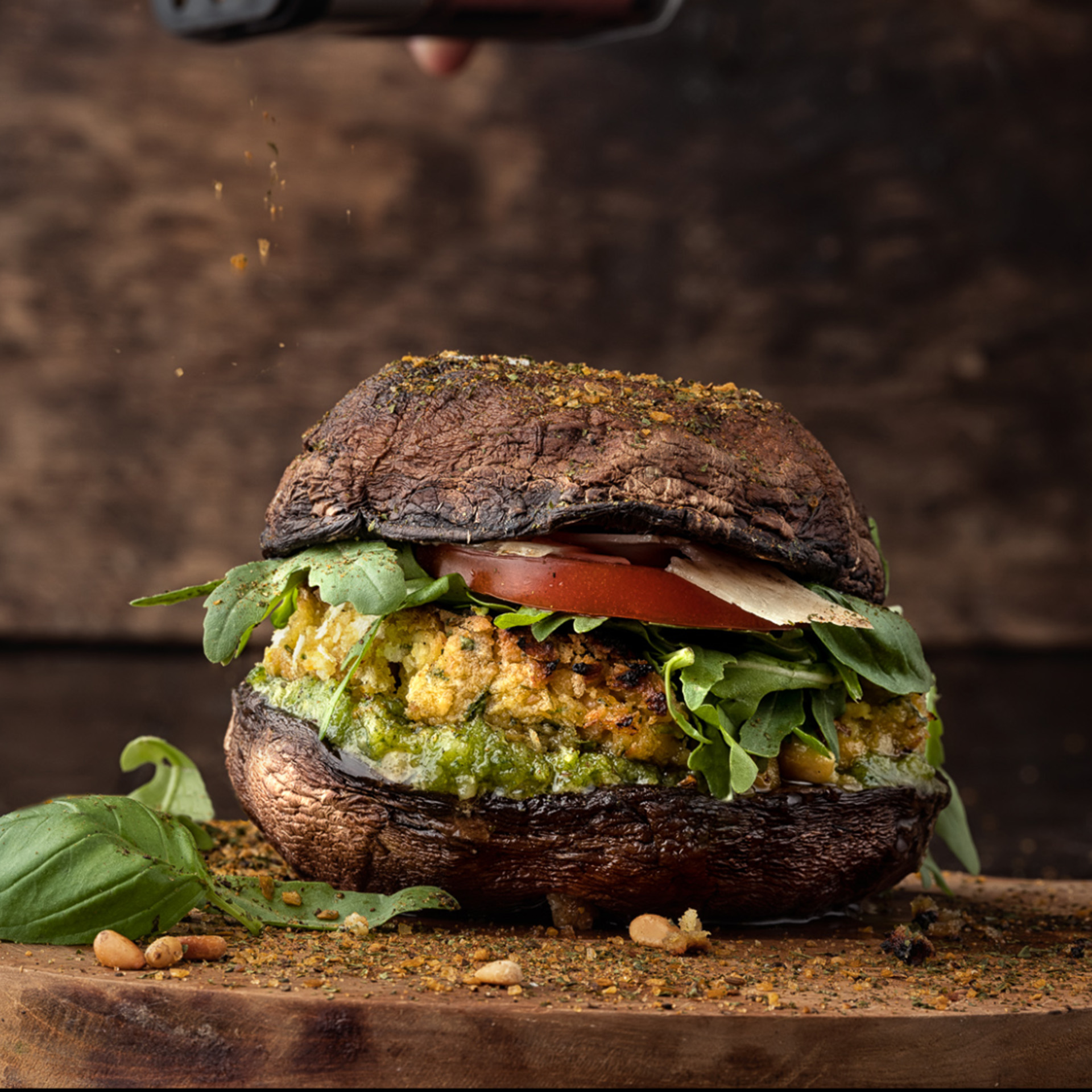 Portobello burger - Backyard Living