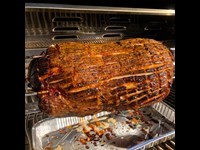 Glaseret Skinke Paa Rotisseri Opskrift Gasgrill 6 3655