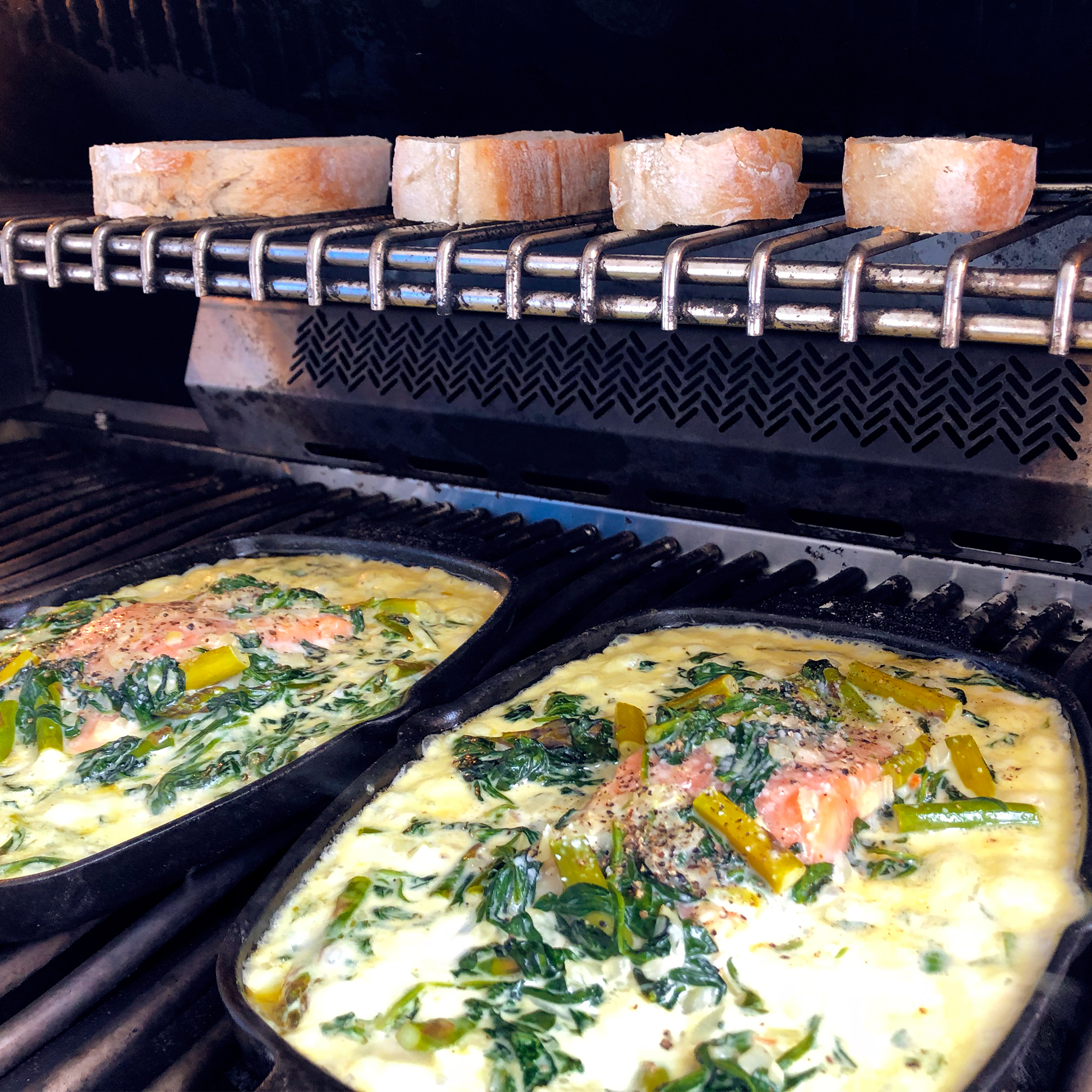 Lakse- og spinatgratin - Backyard Living