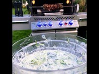 Gyros Kebab Med Kylling Oksekoed Og Gris Paa Rotisseri Dertil Tzatiki Opskrift Gasgrill 5 3711